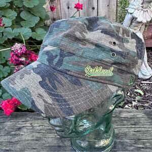 New Era Oakland Athletics A's Women's MLB Camo Baseball Military Style Cap Hat